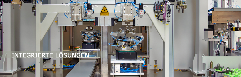integrated solution of a laser welding station in automated production line